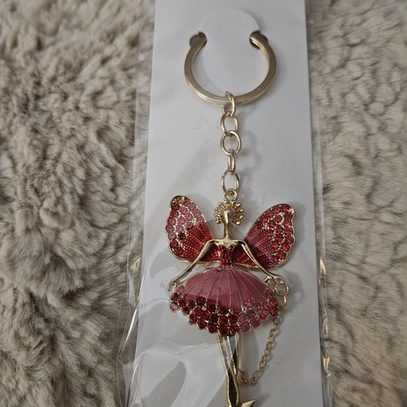 Gold  Fairy Keychain - Picture 3 of 7